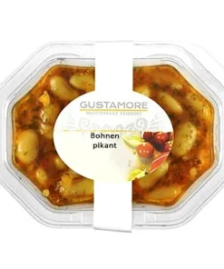 Gustamore, Weiße Bohnen, pikant, 160 g Packung