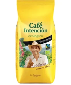 Café Intención, Bio, Kaffee Ecológico, Espresso, ganze Bohne, 1 kg Packung