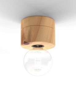 Deckenlampe aus Zirbe Holz skandinavisches Design 0239 ALMUT Farbe: Zirbe Natur