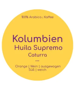 baroesta Kaffee – Kolumbien Huila Supremo 500g