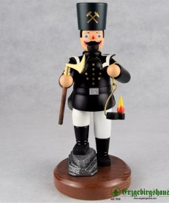 Räuchermann Sächs. Bergmann in Paradeuniform mit Knickbein