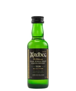 Ardbeg, Ten, Islay Single Malt Scotch Whisky, 10 Years Old, 46 % Vol., 0,05 l Flasche