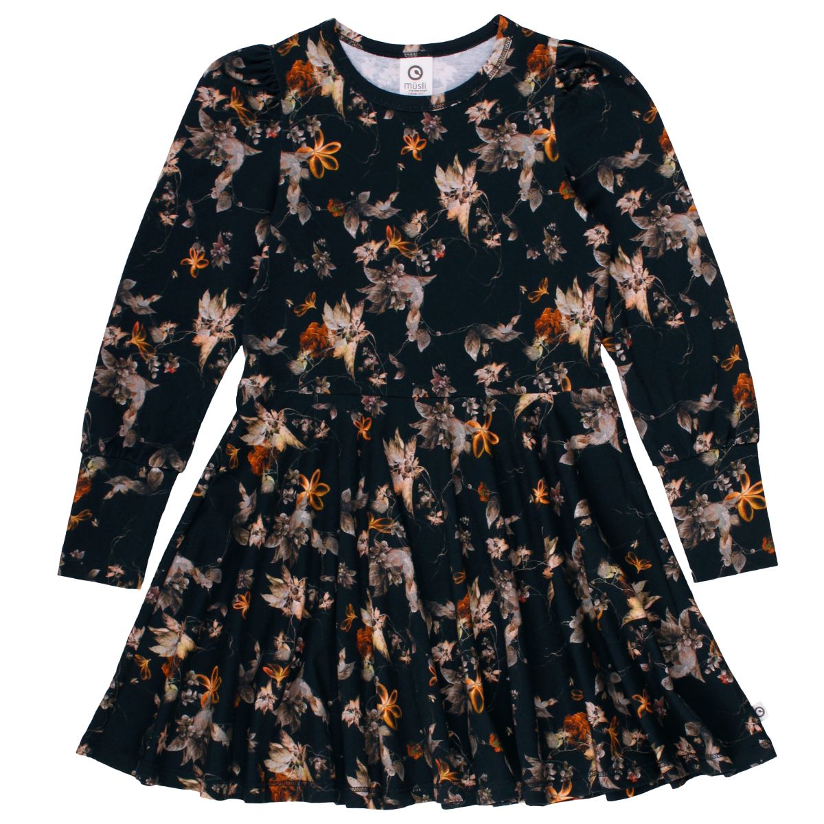“Green Cotton” Kleid Blumendruck Gr. 140