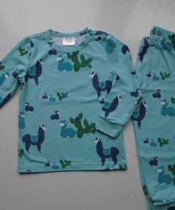 “Green Cotton” Schlafanzug Lama Größe 98