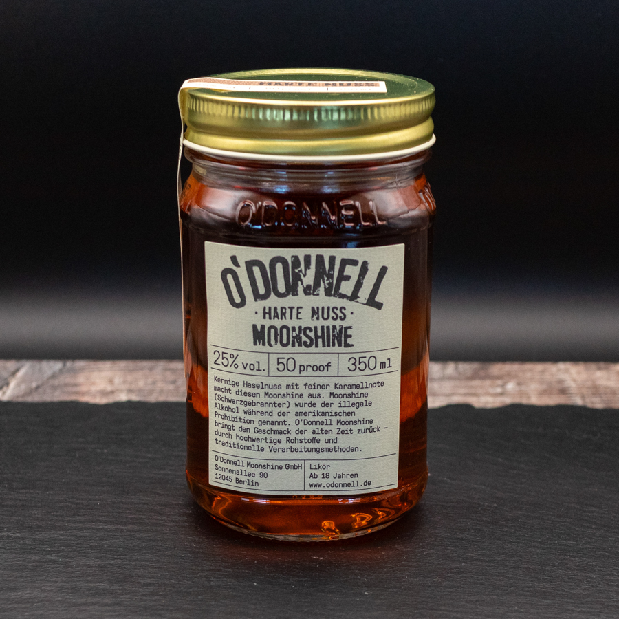O Donnell Moonshine Harte Nuss Likör 25% 350ml - Image 2