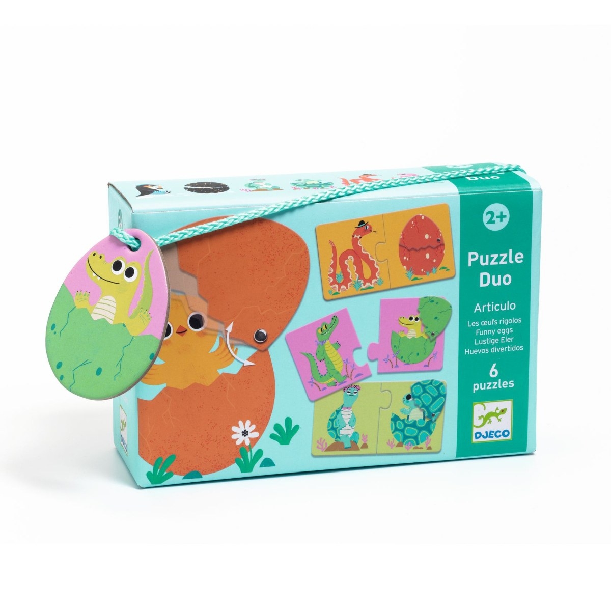 Eier – Duo-Puzzle Lernspiel