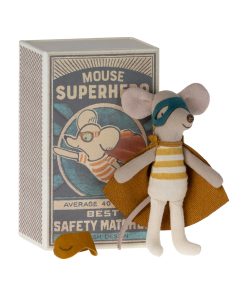 Superheldenmaus – Maus in Streichholzschachtel