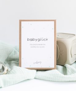 Babyglück – Meilensteinkarten Doppeltes Glück