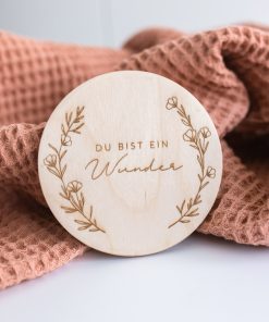 Du bist ein Wunder – Holzschild